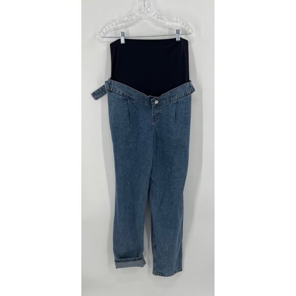 ASOS Women's Maternity Boyfriend Jeans Size US 8 UK 12 NWT - Picture 1 of 13